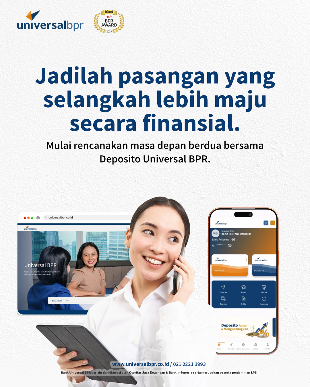 Universal BPR banking campaign creative
